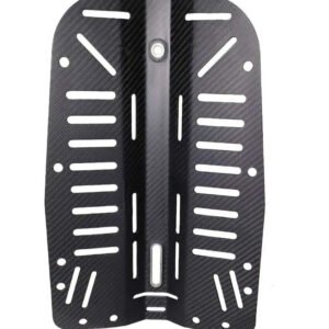 Elufa Carbon Fiber Diving Backplate - Ultralight Scuba BCD Plate for Side Mount & Doubles